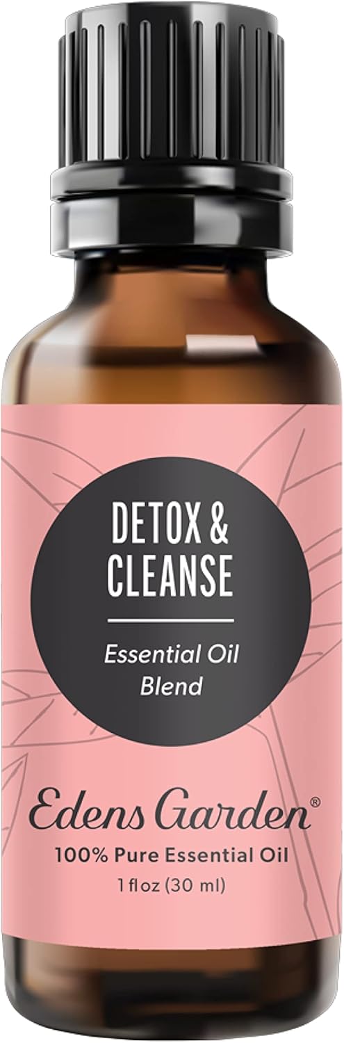 Edens Garden Detox & Cleanse Essential Oil Blend- 100% Pure Premium Grade, Undiluted, Natural, Therapeutic, Aromatherapy, The Best for Skin, Humidifiers, Kid Safe 30 ml (1 fl oz)