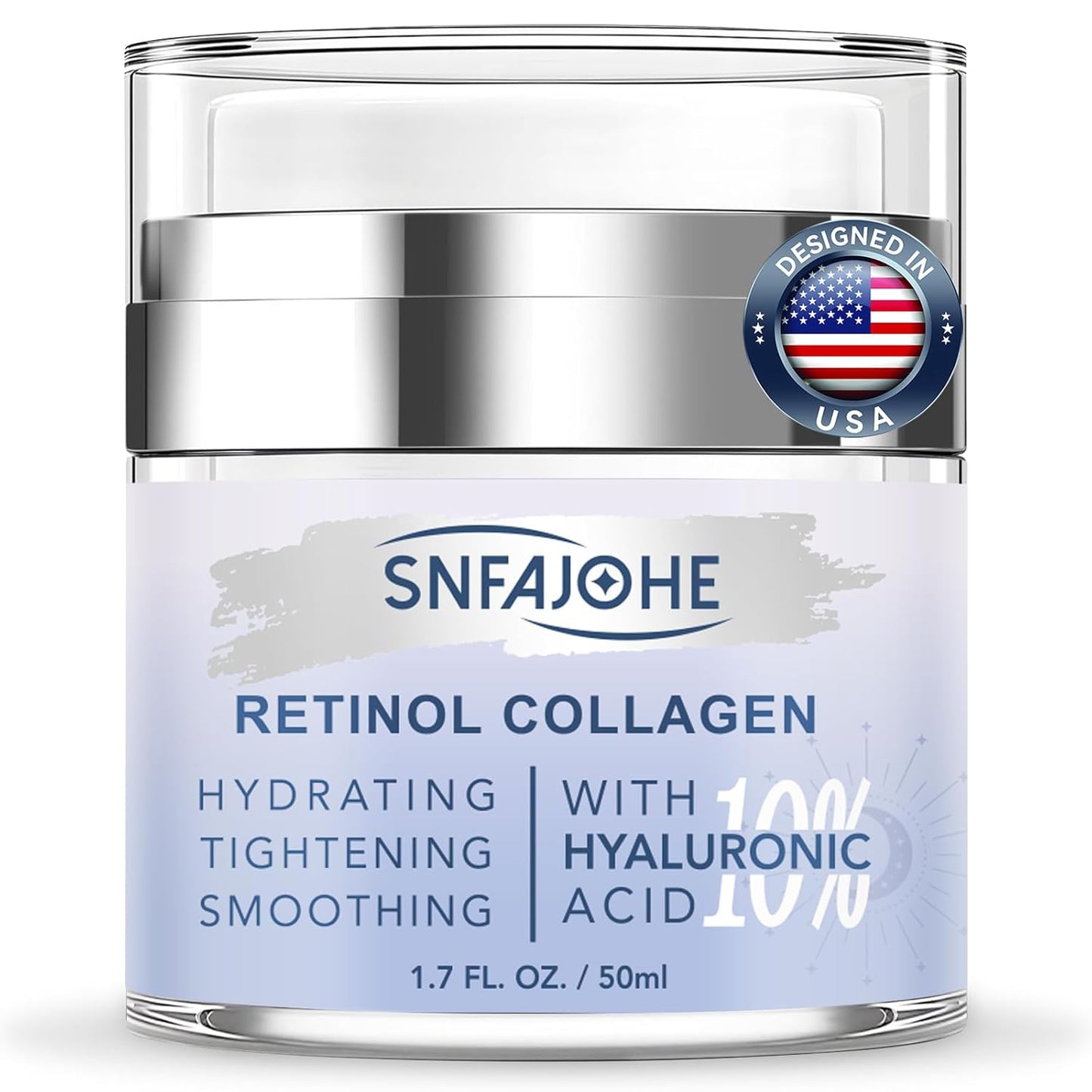 Instant Face Lift Cream with Retinol,Collagen & Hyaluronic Acid,Retinol Face Moisturizer for Wrinkles, Neck & Décolleté, Neck Firming Cream for Women & Men, 1.7 Fl Oz