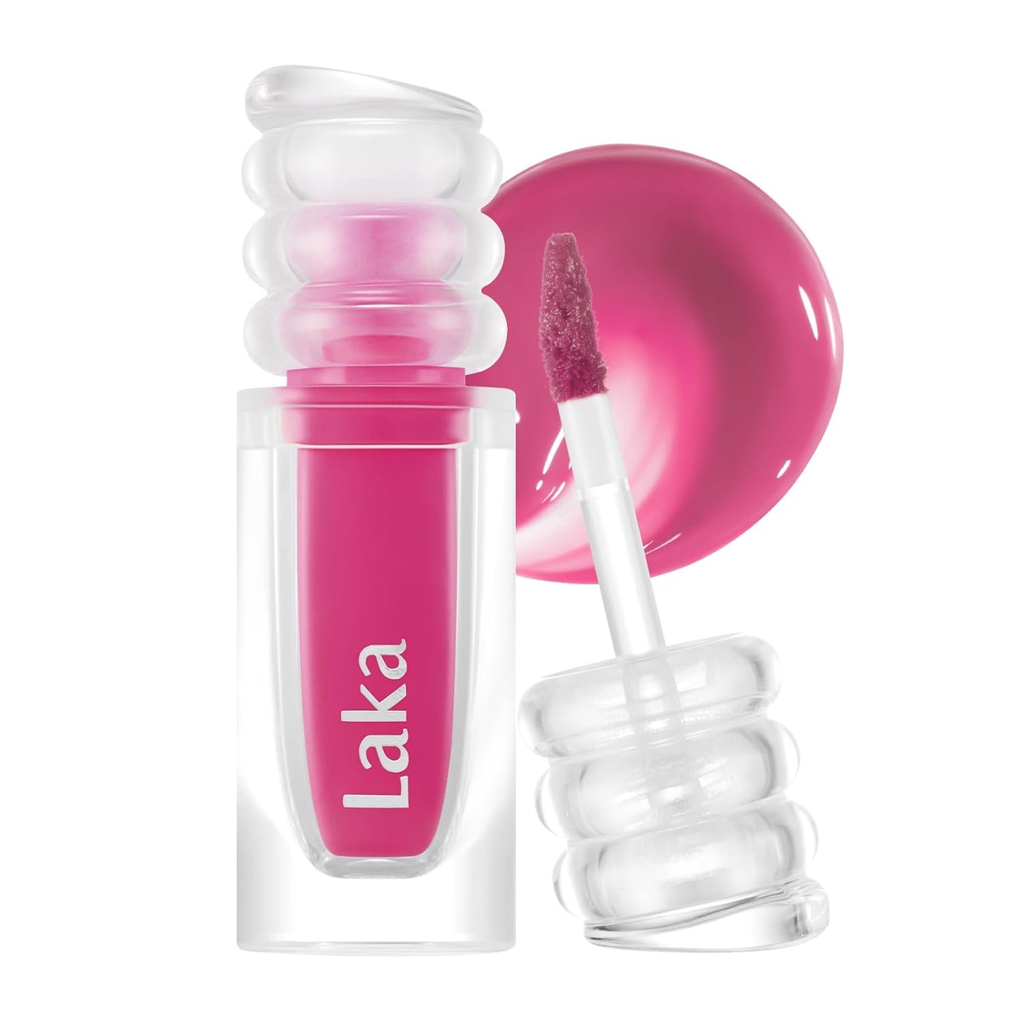 Laka Maxi Glayer Tint 3.8g/0.13oz., Glass Layer of Gloss, Ultra Glow & Vivid Layerable Pigments, High Shine Lip Oil, K-Beauty (#610 Dash)