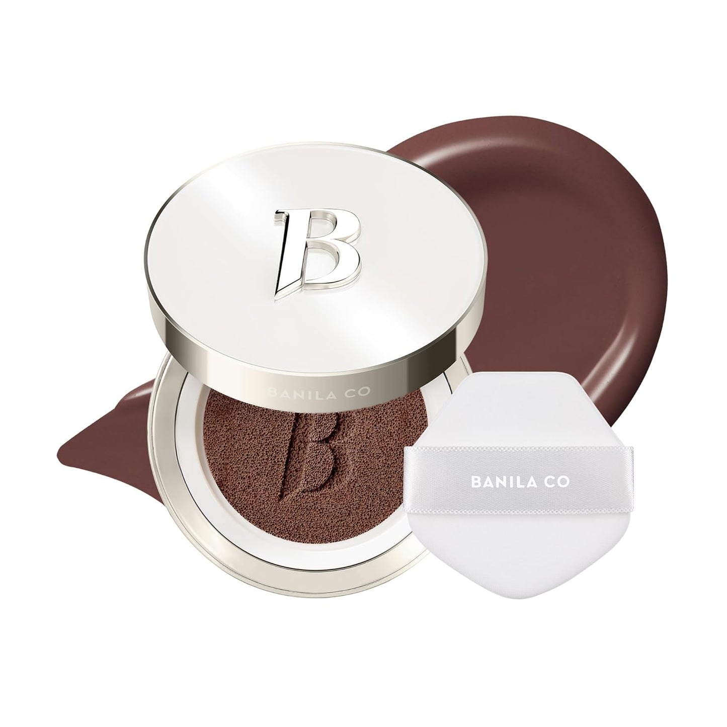 BANILA CO Covericious Ultimate Cover Cushion | Up to 100HR Long-Wear Foundation | 20 Shades for All Skin Tones | Matte & Lightweight Finish | Korean Cushion Foundation (14g / 0.49 oz), 40C COCOA