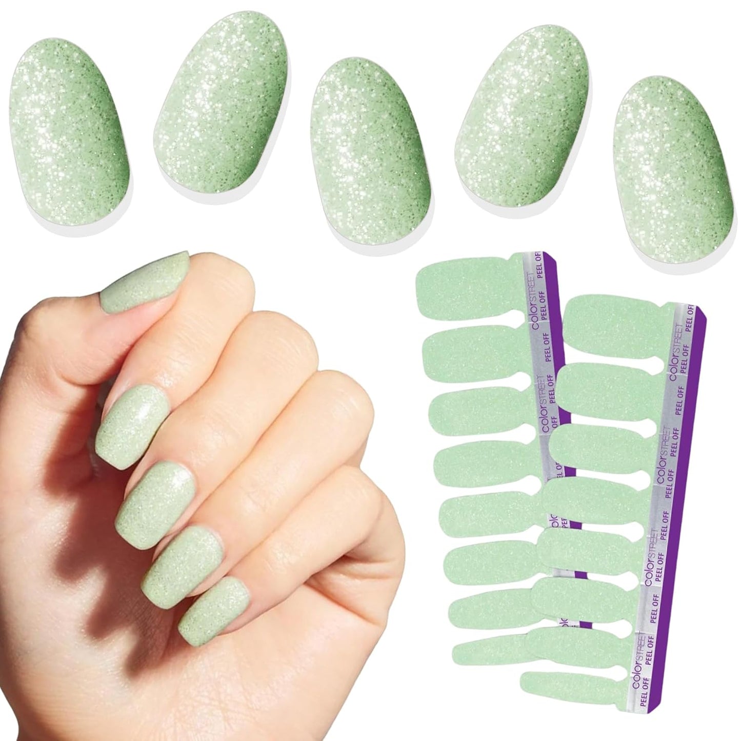 Color Street Pistachio Gelato Nail Strips