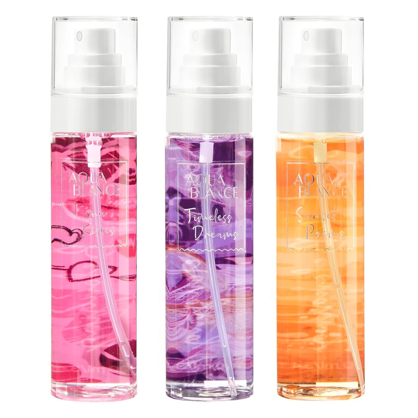 Womens Body Spray, Fragrance Mist Gift Set, Body Spray for Women, Pack of 3, Each 3.4 Fl Oz, Total 10.2 Fl Oz, Dreams