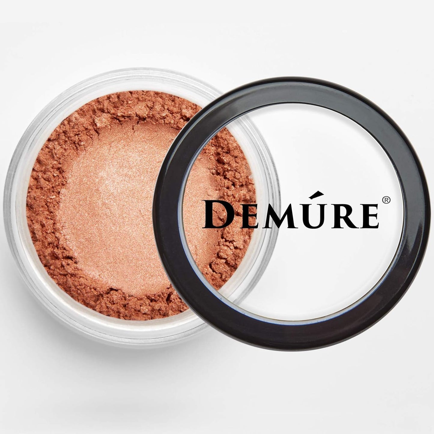 Demure Mineral Make Up (Coral Sparkle) Eye Shadow, Shimmer Eyeshadow, Loose Powder, Glitter Eyeshadow, Eye Makeup, Professional Makeup