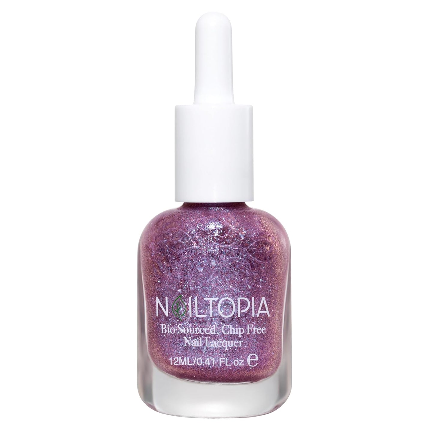 Nailtopia Bio-Sourced, Chip Free Nail Lacquer - All Natural, Strengthening Biotin and Superfood-Infused Polish - Chip Resistant Formula - Quick-Dry, Long Lasting Wear - Toe-tally - 0.41 oz