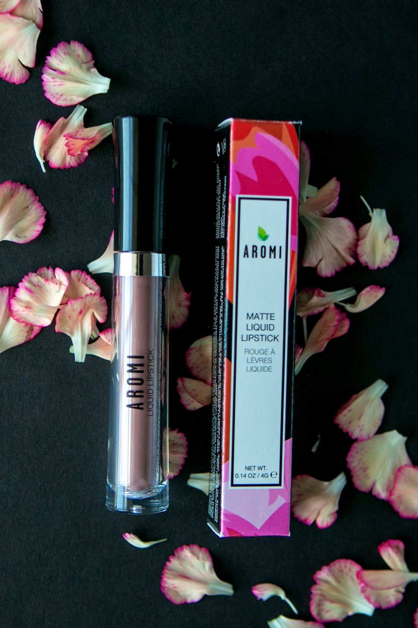 Aromi Desert Taupe Matte Liquid Lipstick | Greige, Grey Beige Lip Color, Long-Lasting Lipstick, Handmade, Day to Night (Desert Taupe)