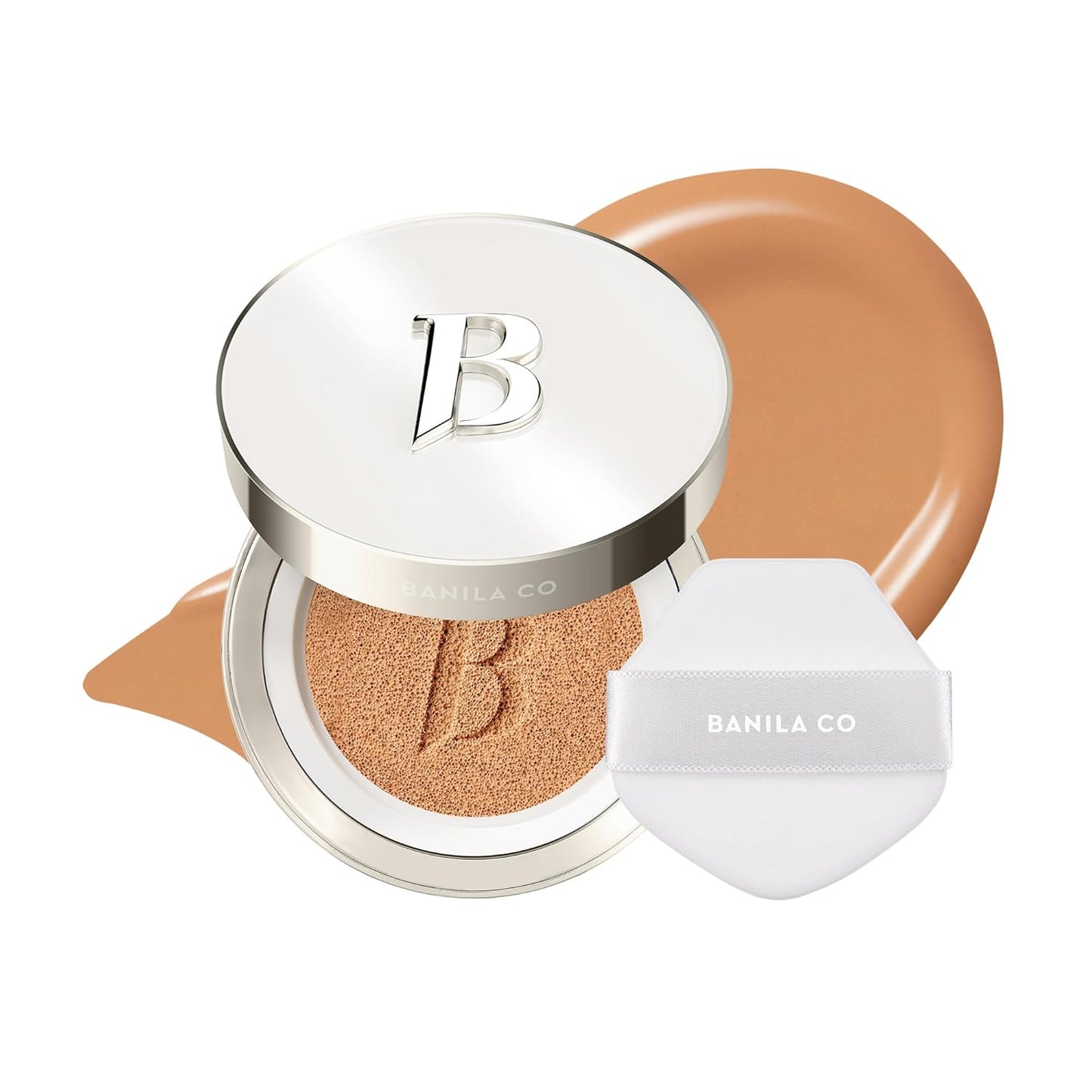 BANILA CO Covericious Ultimate Cover Cushion | Up to 100HR Long-Wear Foundation | 20 Shades for All Skin Tones | Matte & Lightweight Finish | Korean Cushion Foundation (14g / 0.49 oz), 32W WALNUT
