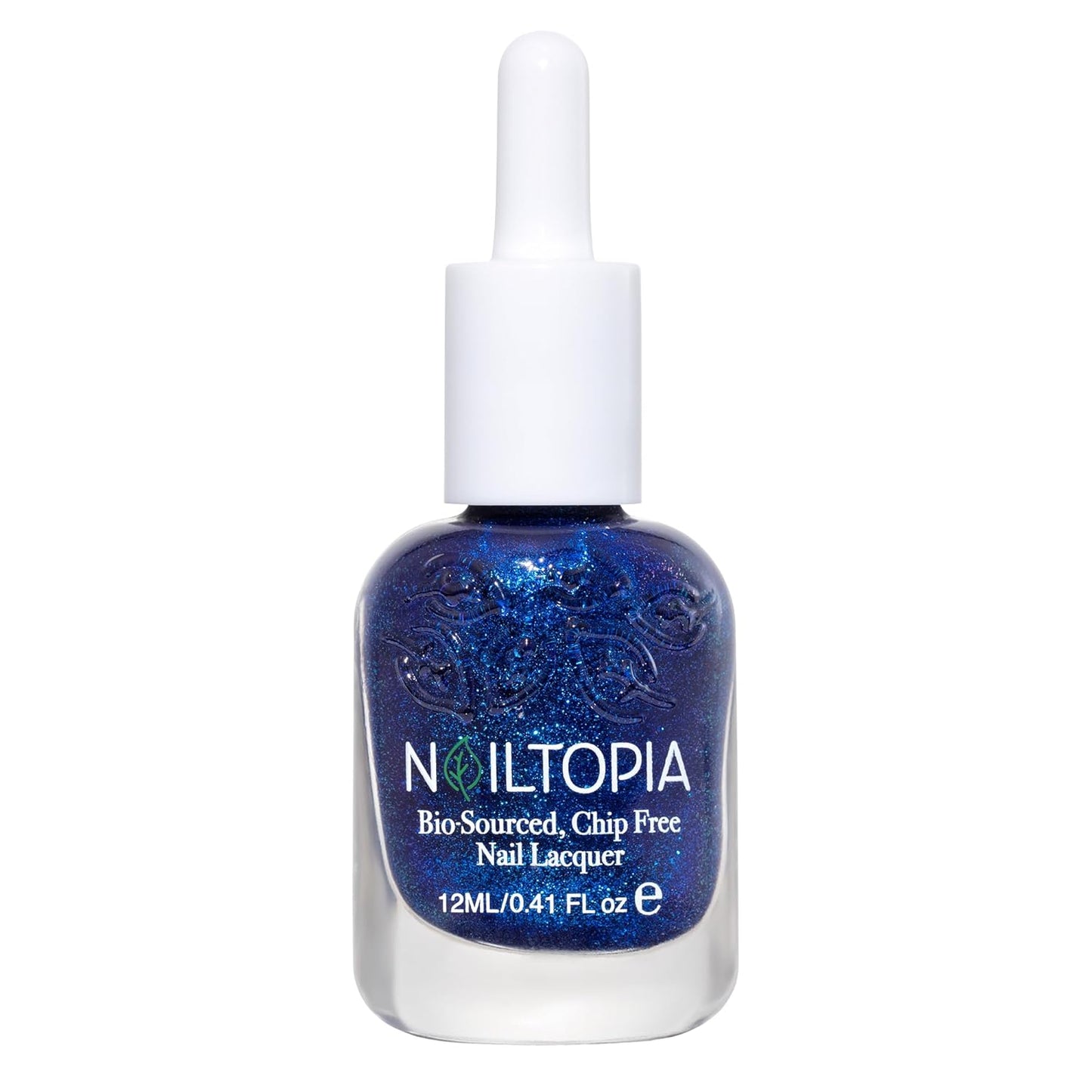 Nailtopia Bio-Sourced, Chip Free Nail Lacquer - All Natural, Strengthening Biotin and Superfood-Infused Polish - Chip Resistant Formula - Quick-Dry, Long Lasting Wear - Do You Blue - 0.41 oz
