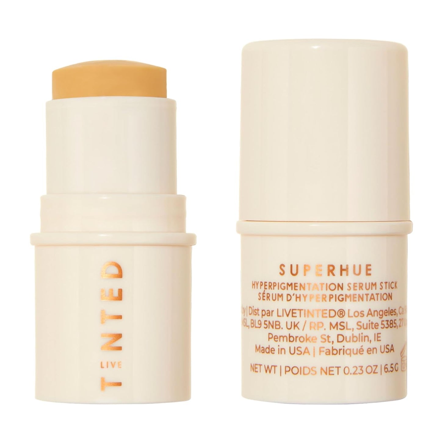 Live Tinted Superhue Hyperpigmentation Serum Stick Mini - Balm-to-Serum Stick For Face & Body - Skin Care with Niacinamide & Vitamin C, Facial Serum Stick for Dark Spots, 0.23 oz
