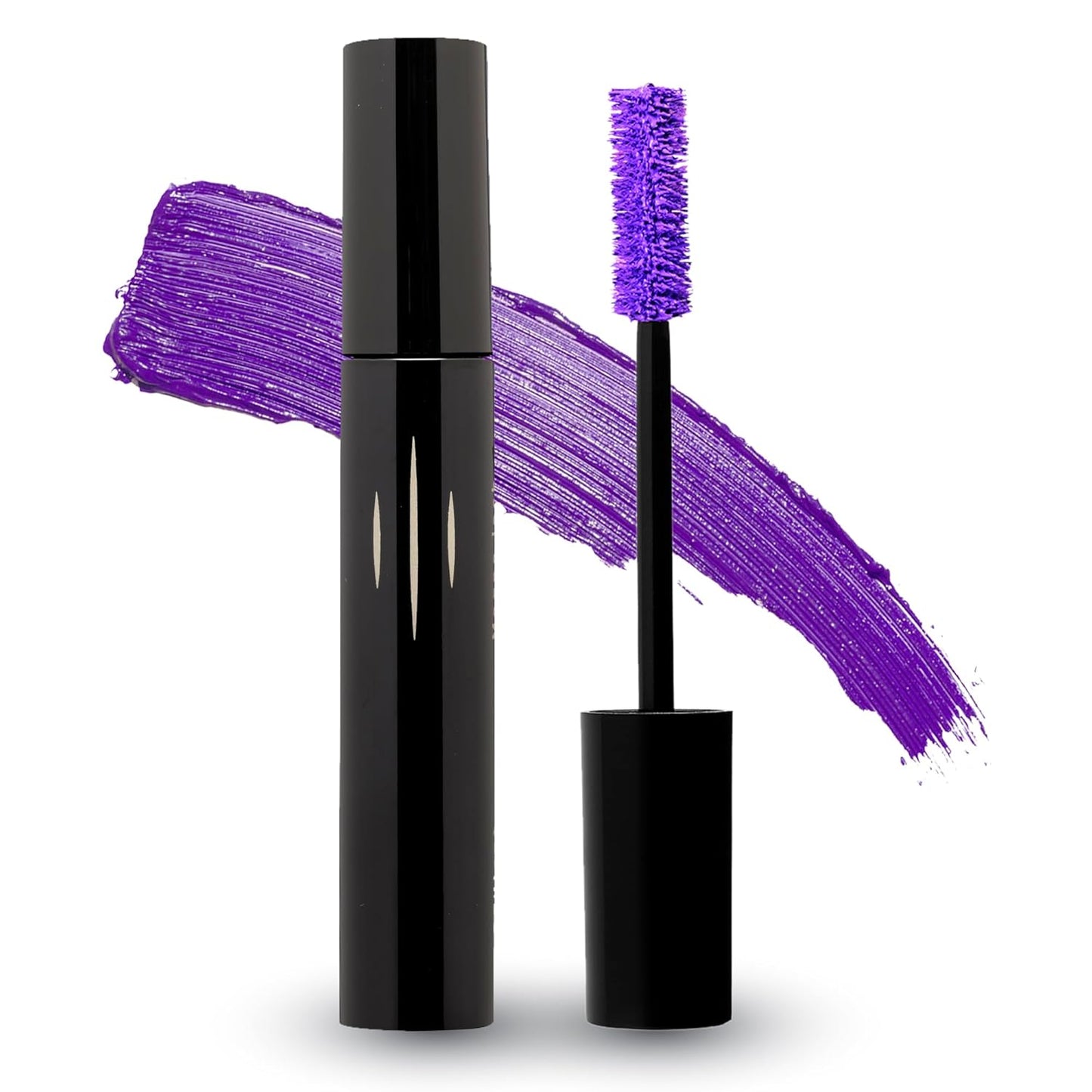 Radiant Professional Lengthening Mascara – Fiber Lash Smudge Proof Mascara Volume and Length– Cruelty-Free Natural Wax Formula with Silicone Brush - (0.43 oz) (03 AMETHYST)