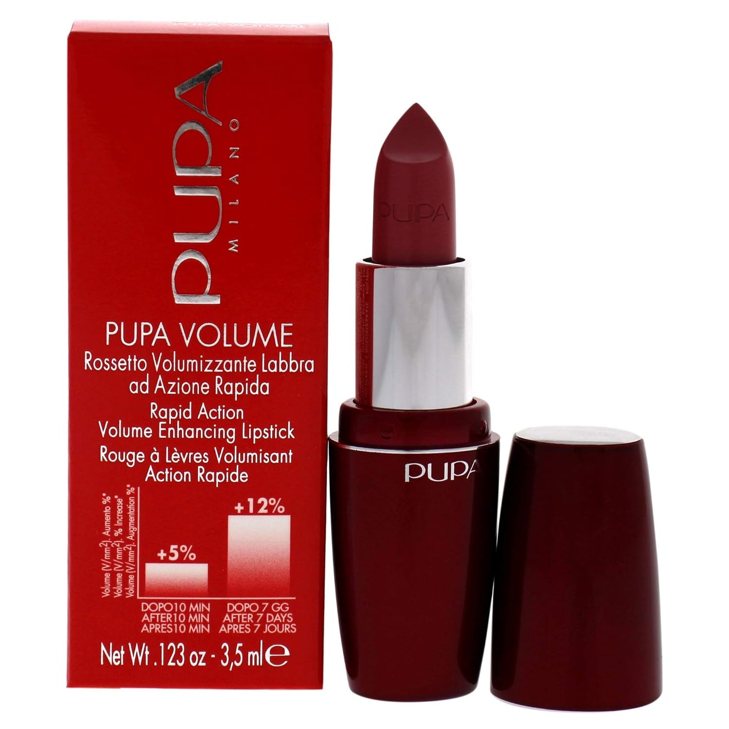 Pupa Milano Pupa Volume Rapid Action Enhacing Lipstick - 300 Pink for Women - 0.123 oz Lipstick