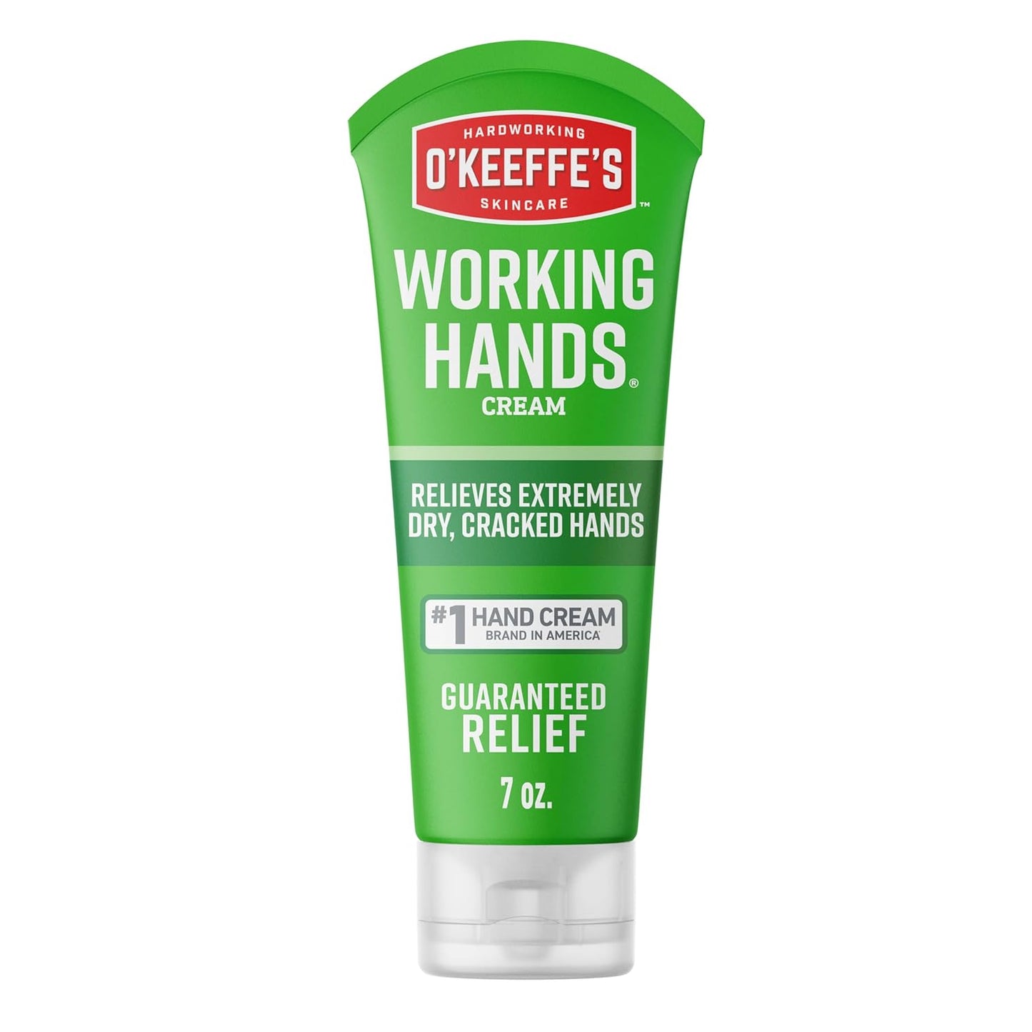O'Keeffe's Working Hands Hand Cream for Extreme Dryness - 7 oz Tube (1 Pack) - Repairing Skincare for Cracked, Dry Hands