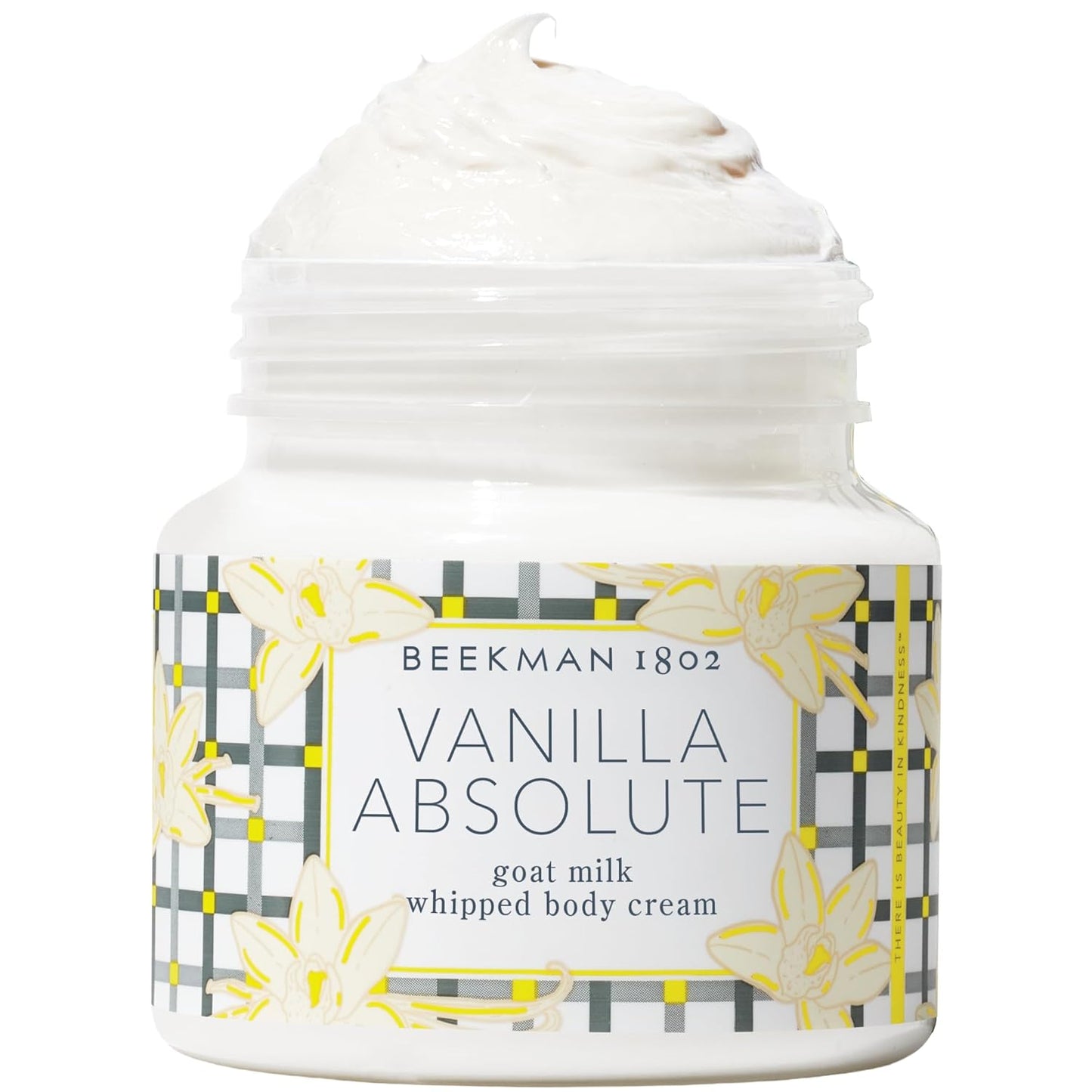 Beekman 1802 Whipped Body Cream, Vanilla Absolute - Scented - 8 oz - Intensely Hydrating & Softens Skin - With Goat Milk - Good for Sensitive Skin - Cruelty Free