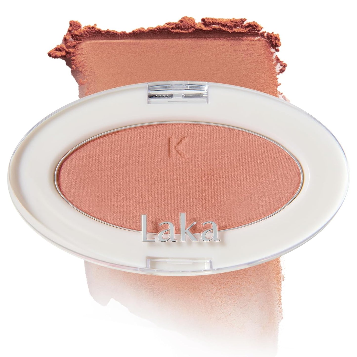 Laka Love Silk Blush, Radiant Powder Blush, Silky, Buildable Color with a Natural Glow, Long Lasting, Moisturizing Formula for a Fresh, Flushed Look, K-Beauty (#709 Dolce)