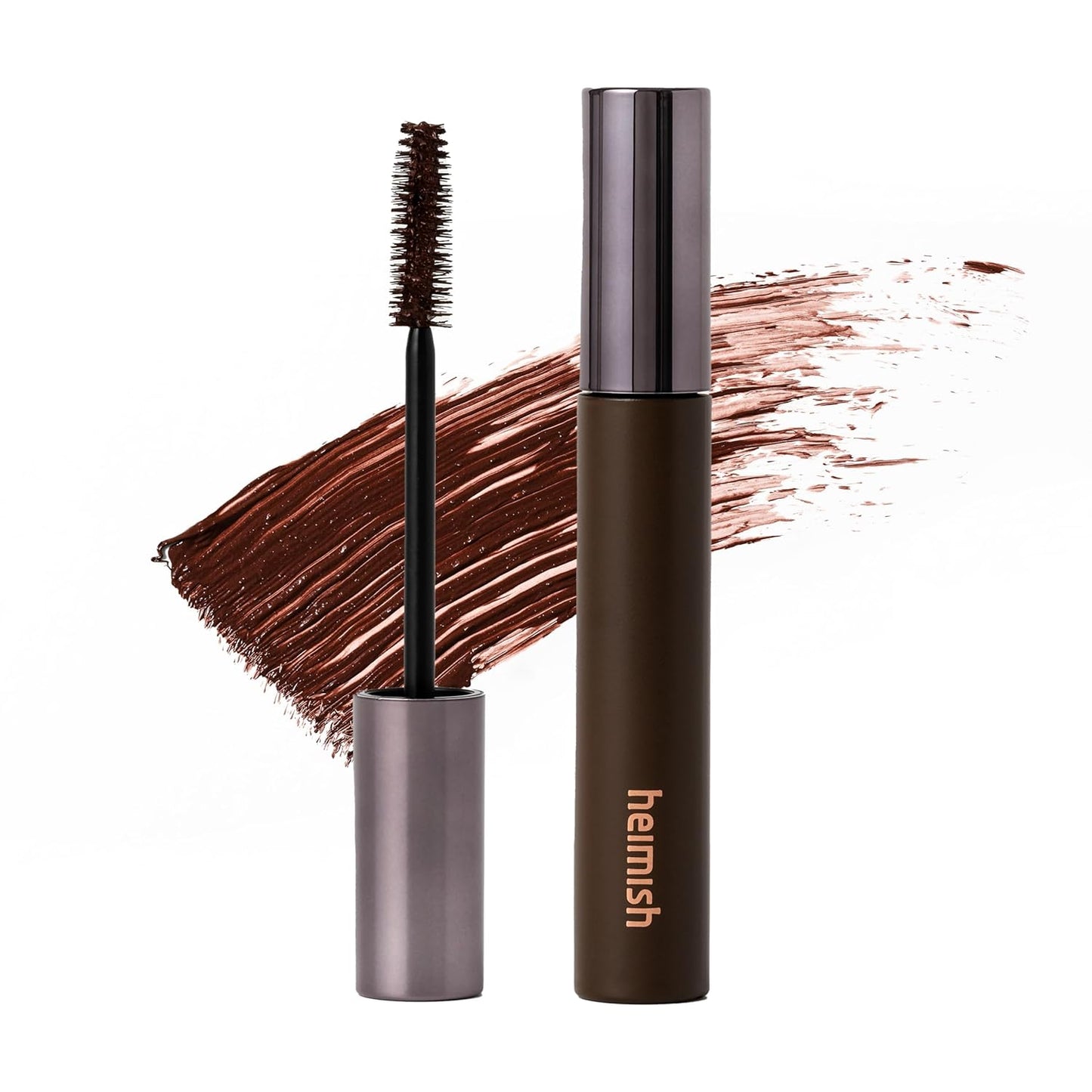 HEIMISH Dailism Smudge Stop Mascara, Volumizing & Lengthening, Long-lasting, Waterproof, Smudge-proof, Non-Clumping, Washable Cleansing Korean Mascara, 0.32oz/9g - Brown Volume