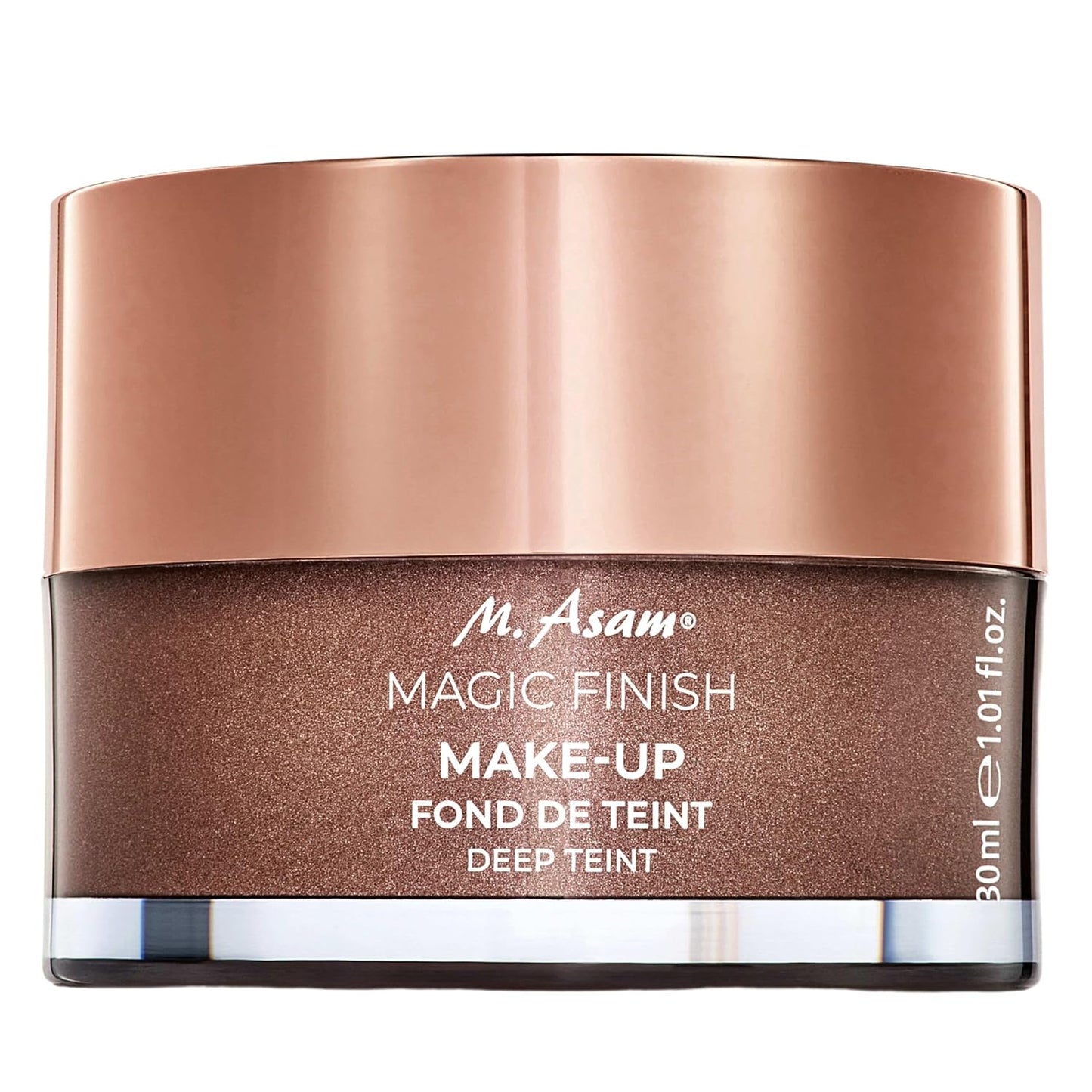M. Asam Magic Finish Deep Teint Make-Up Mousse (1.01 Fl Oz) – 4in1 Primer, Foundation, Concealer & Powder With Buildable Coverage, Hides Redness And Dark Spots, Vegan, For Deeper Skin Tones