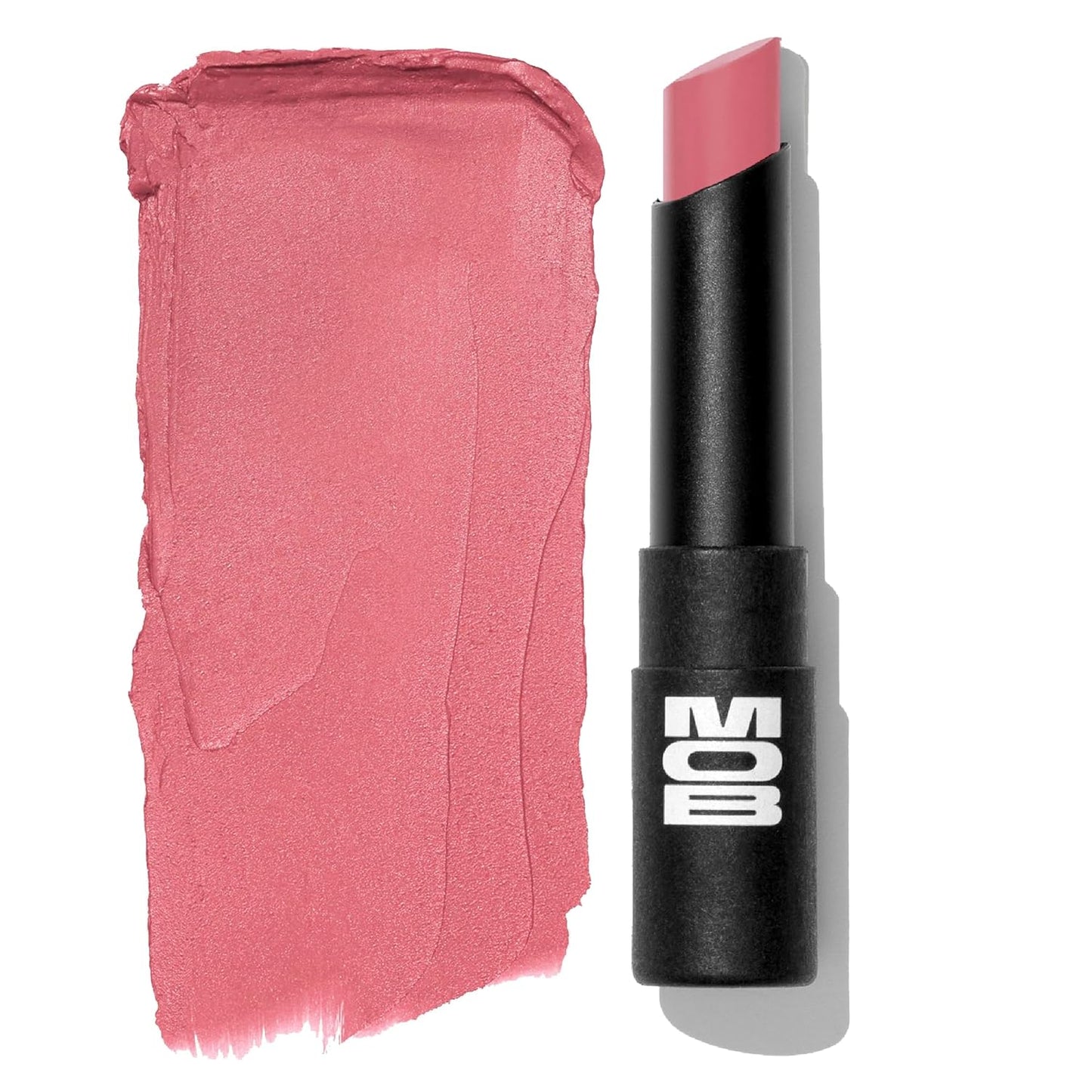 MOB Beauty Soft Matte Lipstick M93 – Rosy Mauve | Weightless, One-Swipe Color Infused with Skincare | Vegan, Silicone-Free, Cruelty-Free Formula in a Biodegradable Capsule