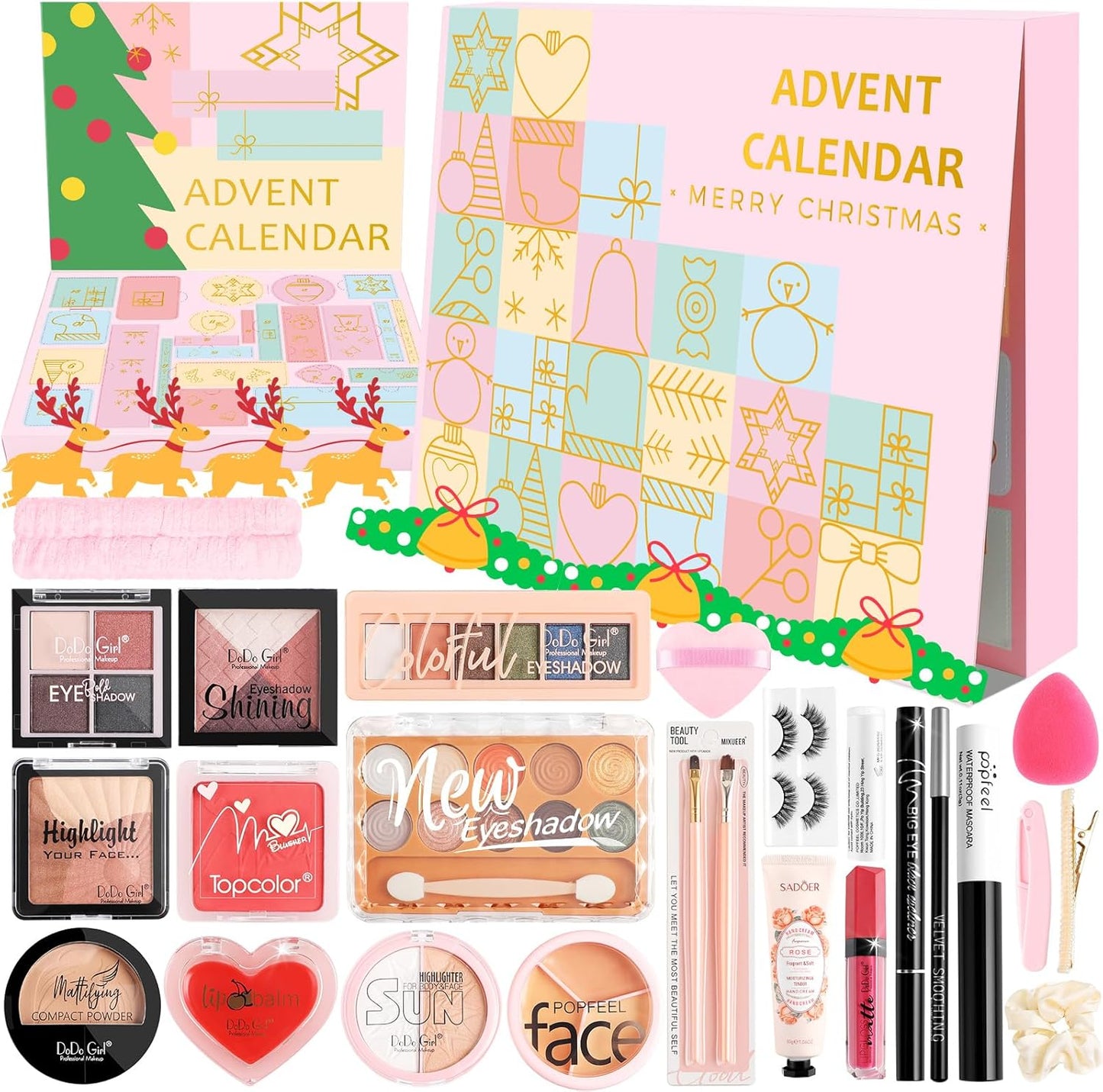 Makeup Advent Calendar 2025, Advent Beauty Calendar 2025, Advent Calendar for Teen Girls, Advent Calendars Christmas, Makeup Kit Makeup Sets, Christmas Gifts for Teens Girls