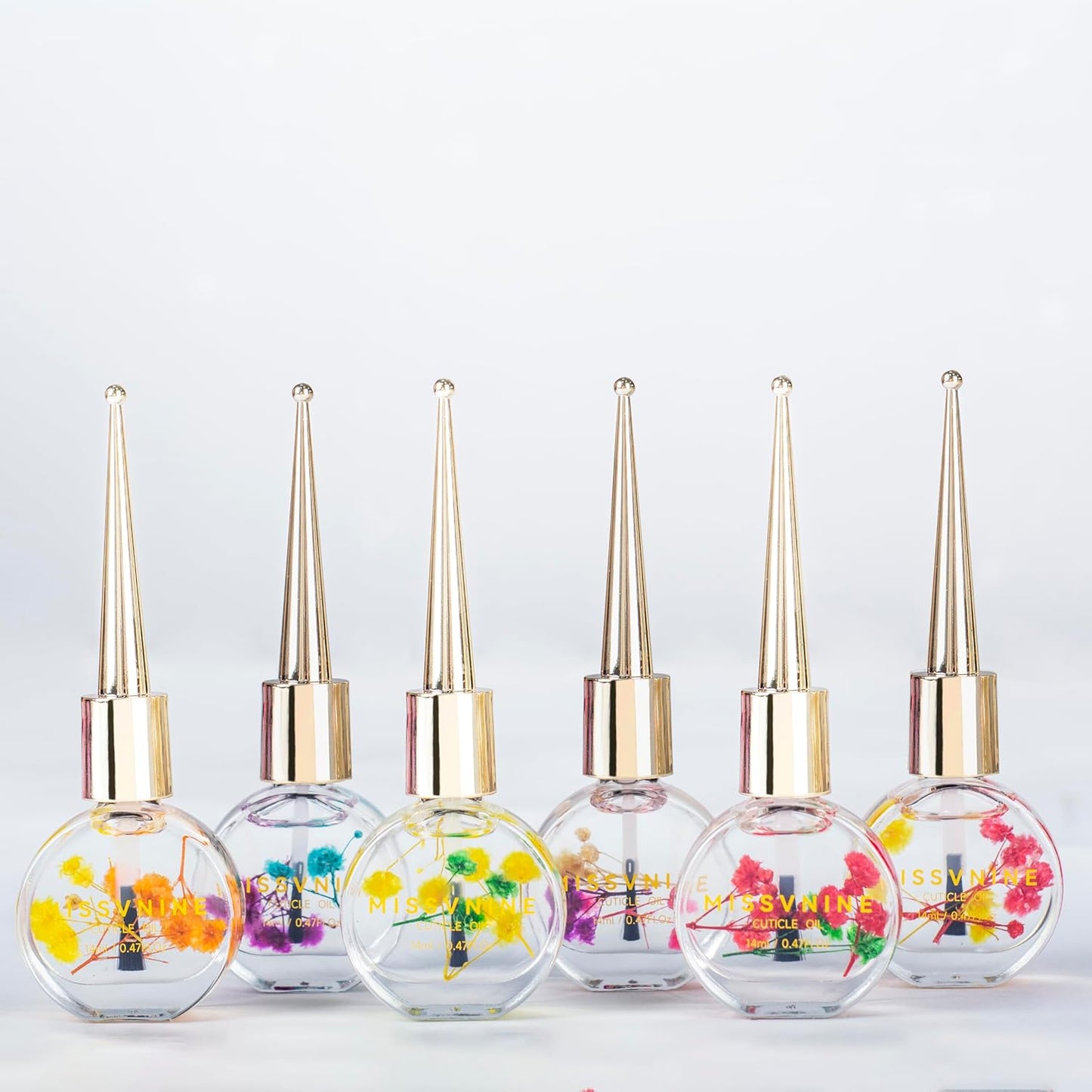 Vitamin E Enriched Cuticle Oil 6 Pack - Prevent Hangnails & Strengthen Nails with Sweet Almond + Jojoba Oils - Anti-Fray Nail Treatment for Dry Hands, Manicure Kit for Healthy Cuticles