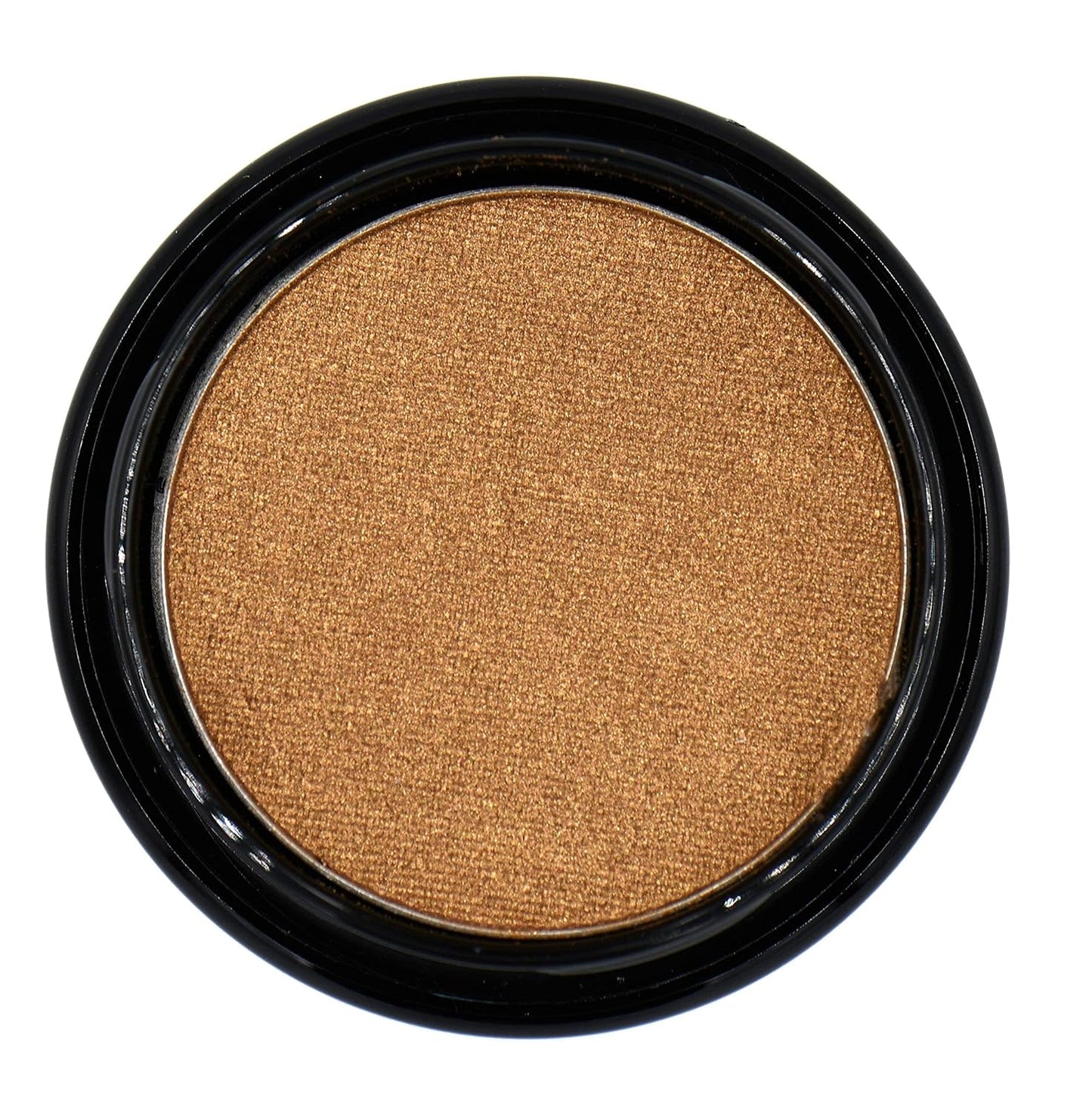 Antique Gold Carmel Bronze Shimmer Pressed Powder Single Vegan Eyeshadow; Talc, Paraben & Cruelty Free