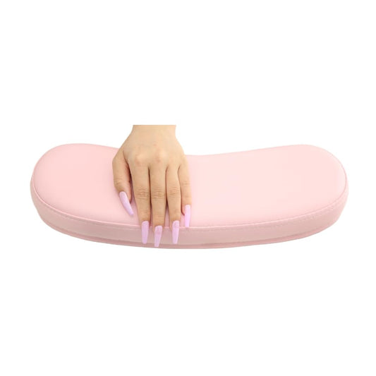 Manicure hand Rest Cushion Pillow Pad, Nail Polish Hand Cushion Pillow, Manicure Table Portable Nail Table Hand Cushion, Nail Art Tools Hand Cushion, Nail SPA Salon Home DIY Nail Tech (Pink)