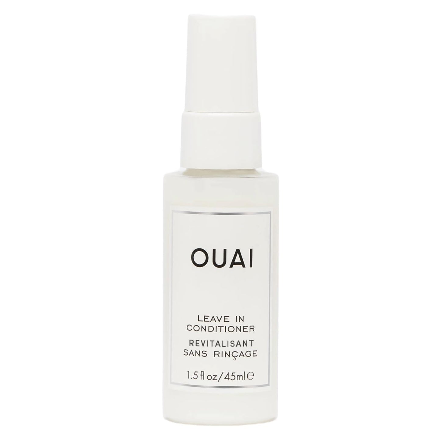 OUAI Leave In Conditioner & Heat Protectant Spray - ND Hair for Style, Smooth Flyaways, Add Shine and Use as Detangling Spray - No Parabens, Sulfates or Phthalates (1.5 oz)