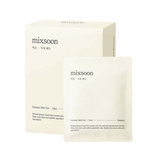 mixsoon Soybean Milk Pad 10ea Milky Texture Sheet Pad for Sensitive Skin Nourishing Moisturizer Korean Glass Skin Care