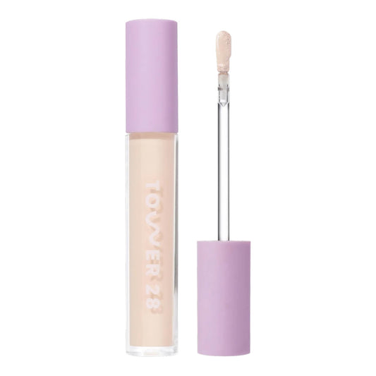 Tower 28 Beauty Swipe Serum Concealer - Hydrating Buildable Medium-Coverage Concealer with Skincare Benefits for Sensitive Skin - Shade 2.0 BU, Fair with Neutral Undertones, 0.22 Fl Oz