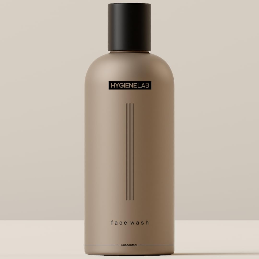 HygieneLab Face Wash – EWG Verified, Gentle & Hydrating Cleanser with Aloe, Niacinamide & Vitamin C, Removes Dirt Without Stripping Skin (5 fl oz)