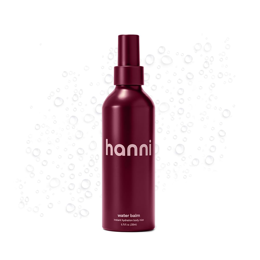HANNI Water Balm Hydrating Body Mist, Moisturizer Spray with Hyaluronic Acid for All Skin Types, Lotion Replacement, 200 mL / 6.76 fl oz