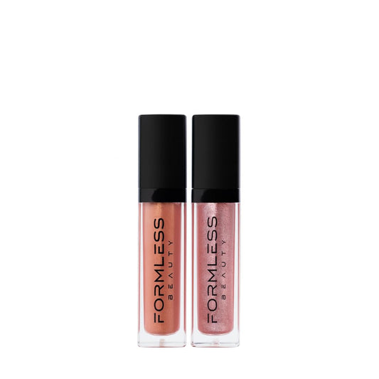 Formless Beauty by Jenny McCarthy Lip Gloss Bundle | Jenny's Duo| 2 Shades: Majestic Peach & Divine | Non-Toxic | Vegan Hydrating Formula | Non-Sticky Aloe & Jojoba Infused | Paraben & Cruelty Free |