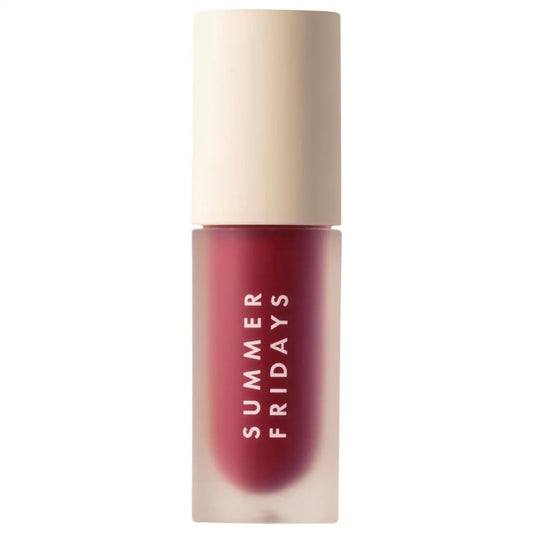 Summer Fridays Dream Lip Oil - Tinted Lip Oil with Moisturizing Sheer Coverage, High-Shine and Deep Hydration - Non-Sticky Formula for Long-Lasting Softness - Midnight Berry (0.15 Oz)