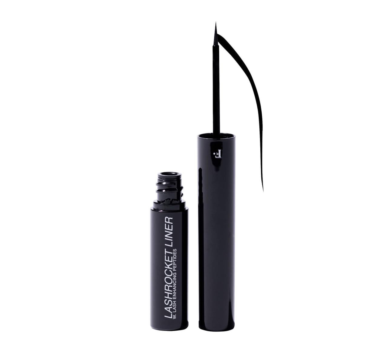Freck Beauty LASHROCKET Liquid Eyeliner – Jet Black Precision Tip, Long-Wearing, Smudge-Proof, Lash-Enhancing Peptides, Ophthalmologist-Tested, Vegan & Cruelty-Free | 4.5ml