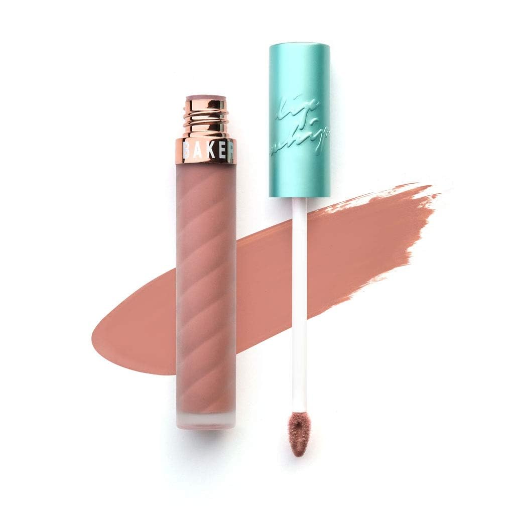 Beauty Bakerie Lip Whip Liquid Lipstick for Women, Waterproof Lip Gloss, Tint, Stain Long Lasting Hydrating Moisturizer, Matte or Metallic, 3.5mL, I Like to Chai Chai