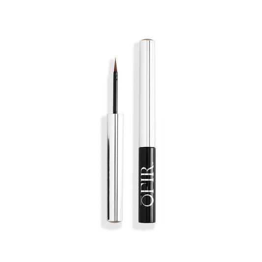 OFIR Brow Tonic Serum Browliner | Smudge-Proof Matte Finish | Hybrid Makeup & Skincare with Hyaluronic Acid & Plant Extracts | Strengthening | Cruelty-Free Brow Serum | Sumac - Cool Brown, 0.057 Oz