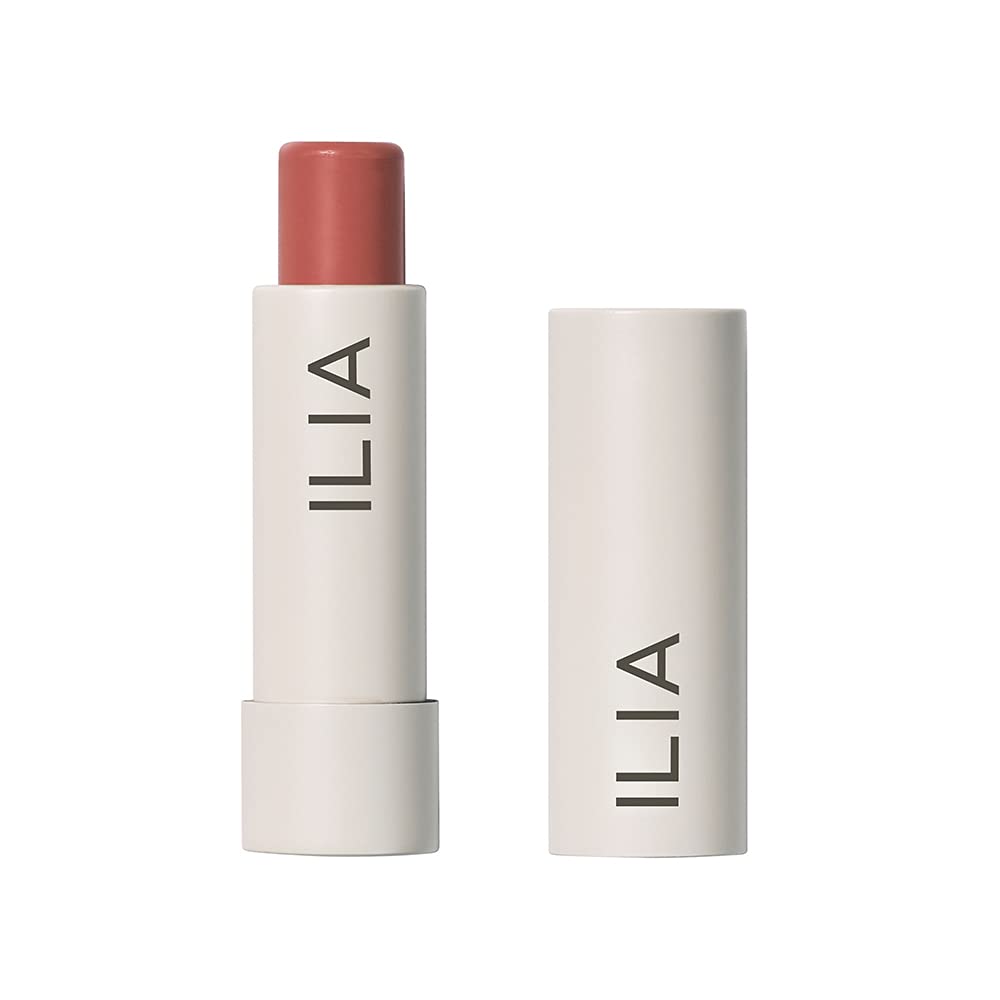 ILIA - Balmy Tint Hydrating Lip Balm | Buildable Lip Color + Soft Shine | Nourish + Moisturize with Shea Butter & Rosehip Seed Oil | Vegan, Clean, Cruelty-Free Makeup (Hold Me, 0.15 oz | 4.4 g)