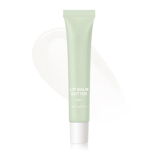 Butter Lip Balm, Nourishing And Hydrating Lip Gloss, Long-Lasting Moisturizing Non-Sticky Lip Tint, Soothes And Softens Dry Lips Natural Ingredient Lip Care (#2 Mint)