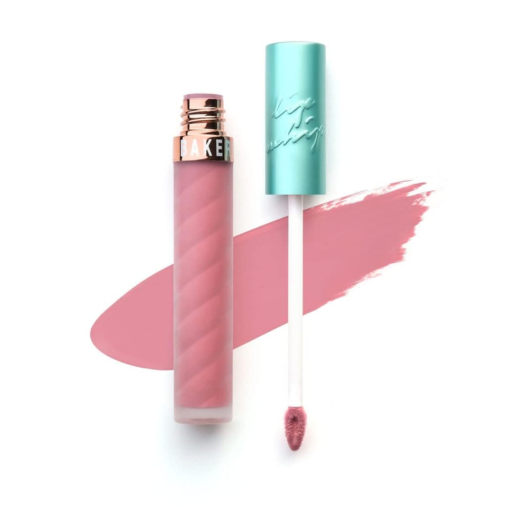 Beauty Bakerie Lip Whip Liquid Lipstick for Women, Waterproof Lip Gloss, Tint, Stain Long Lasting Hydrating Moisturizer, Matte or Metallic, 3.5mL, Bubblegum Crisis