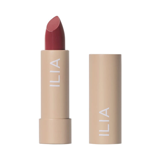 ILIA - Color Block Lipstick | Non-Toxic, Vegan, Cruelty-Free, Hydrating + Long Lasting, No Budge Color with Full Coverage (Rococco (Petal Pink With Warm Undertones), 0.14 oz | 4 g)
