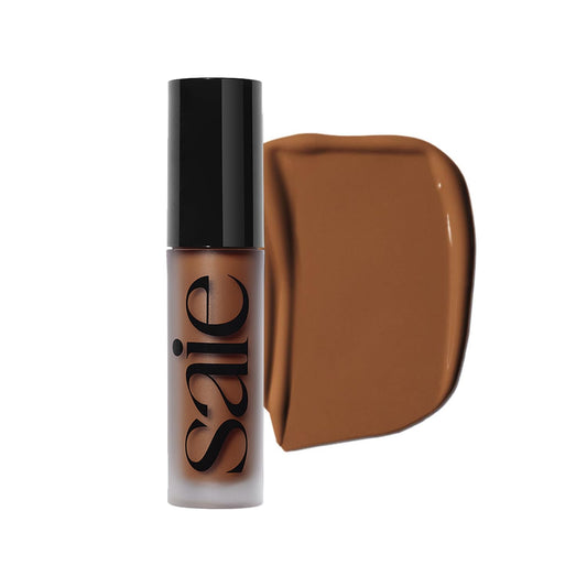 Saie Slip Tint Radiant Cream Concealer & All-Over Face Makeup - Concealer for Dark Circles, Redness & Blemishes - Lightweight Makeup Made with Hydrating Hyaluronic Acid - Shade 18 (0.17 oz)