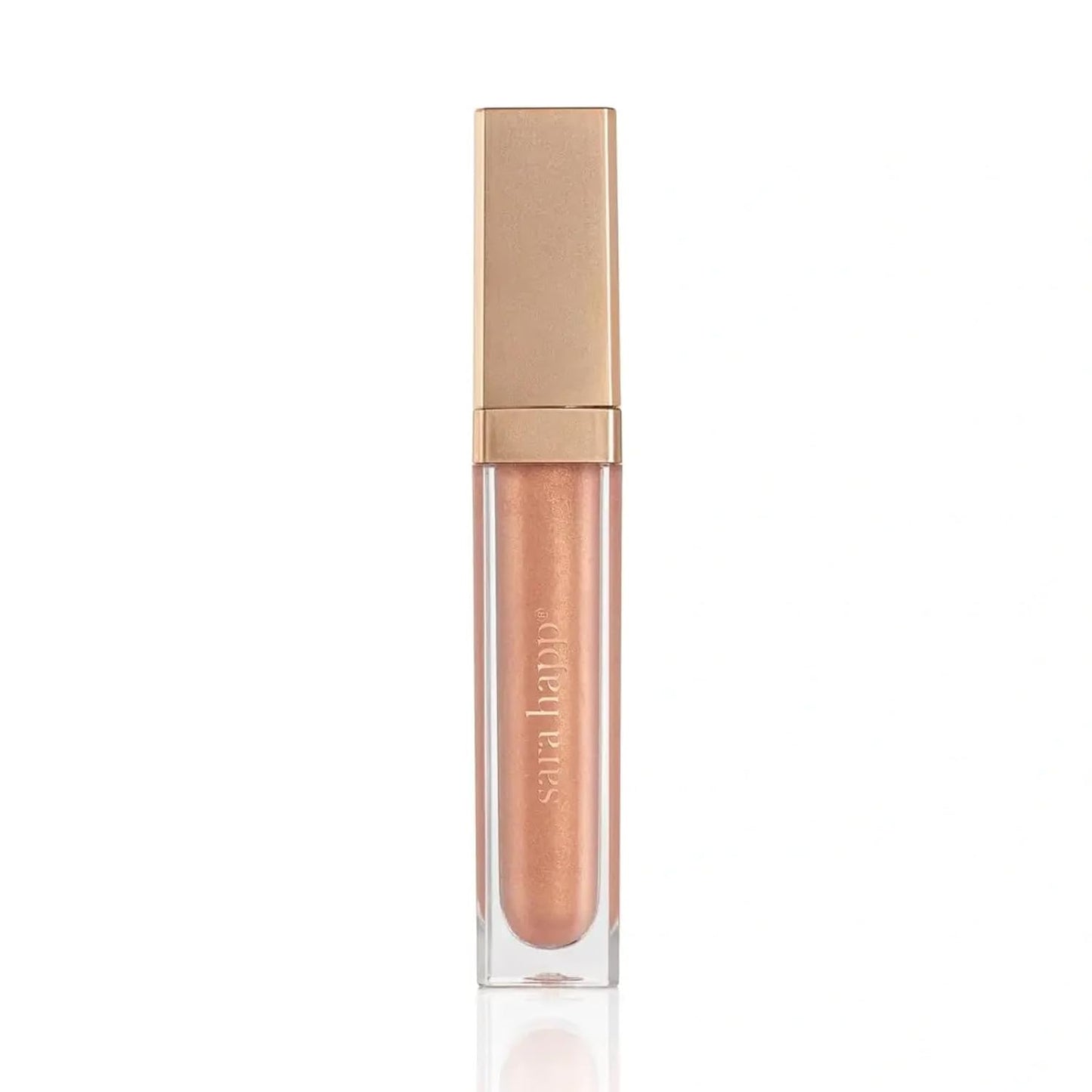 Sara Happ Rose Gold Slip Luxe Gloss with Subtle Shimmer - High-Impact Shine & Long-Lasting Wear, Nourish, Hydrate, and Heal Your Lips, 0.21 fl. oz.