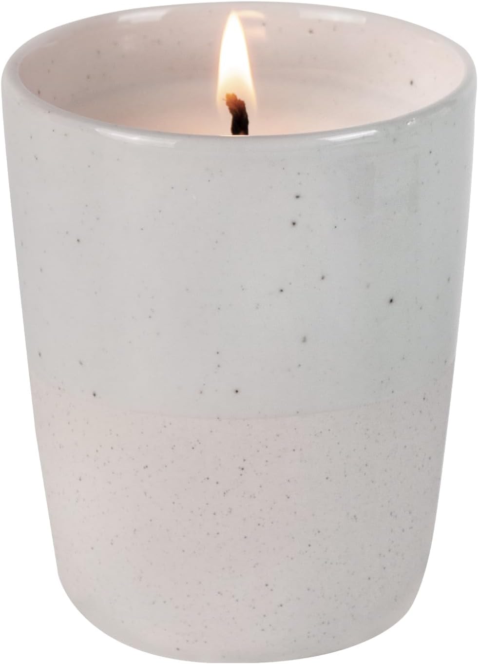 Scented Candle, 8oz Soy Candles, Red Rose Scented White Candles for Women & Men, Long-Lasting Aromatherapy Jar Candle Wax for Home, Bathroom, Non Toxic Candle Gift (Ceramic Cup 18)