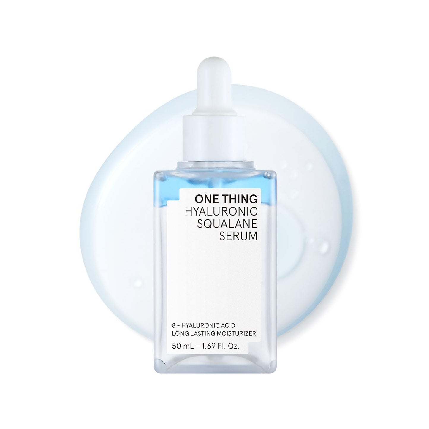 ONE THING Hyaluronic Squalane Serum (1.69 fl.oz / 50ml), Korean Skincare, Hyaluronic Acid, Moisturizing, Oil-moisture Balance, Moisture Inner Dry
