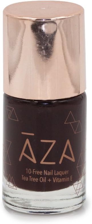 AZA Nail Polish - Vegan, 10-free, Cruelty-Free, Non-Toxic, Chip Resistant, Fast Drying, Gel-like, Vampy Dark Red, Gorgeous Shades (Boss Lady)