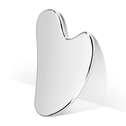 Stainless Steel Gua Sha - Metal Gua Sha, Gua Sha Facial Tools Stainless Steel, Face Body Treatment, Reduce Puffiness, Lymphatic Drainage, Facial Tension