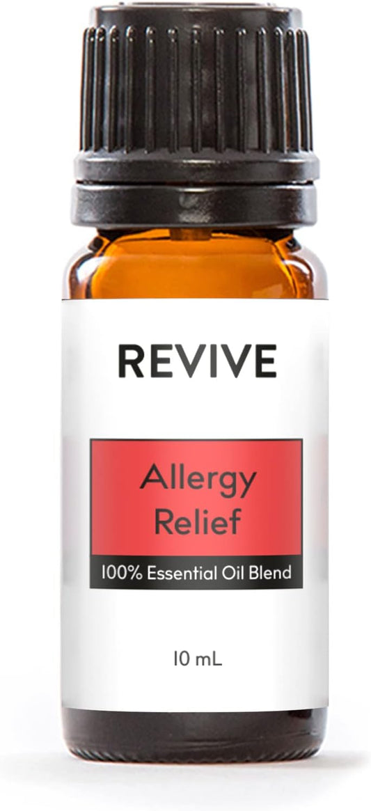 Allergy Relief Essential Oil Blend by Revive Essential Oils - 100% Pure Therapeutic Grade, for Diffuser, Humidifier, Massage, Aromatherapy, Skin & Hair Care