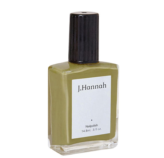 J. Hannah Nail Polish – Vegan, Non-Toxic, Cruelty-Free, Gluten-Free, Long Lasting, USA Made, Earthy Chartreuse Green (Eames)