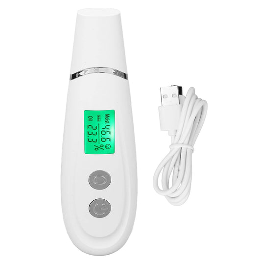 White Skin Detector, Portable Easy Operate Tester Detector Skin Oil Content Analyzer for Beauty Salon Spa Home