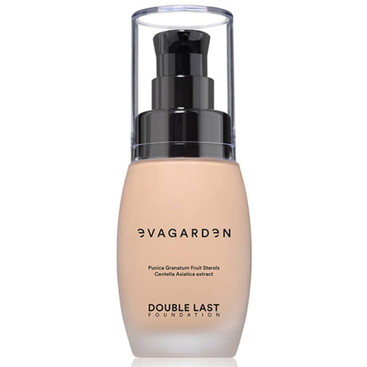 EVAGARDEN Double Last Foundation - Full Coverage, Matte Finish, SPF 20, 1.01 oz, Winter Wheat