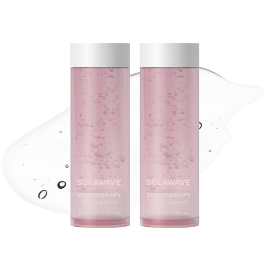 SolaWave Skin Therapy Activating Serum with 1 Refill | Enhance Red Light Therapy Wand Results | Hydrating Skincare for Microcurrent Galvanic Current (2-Pack)