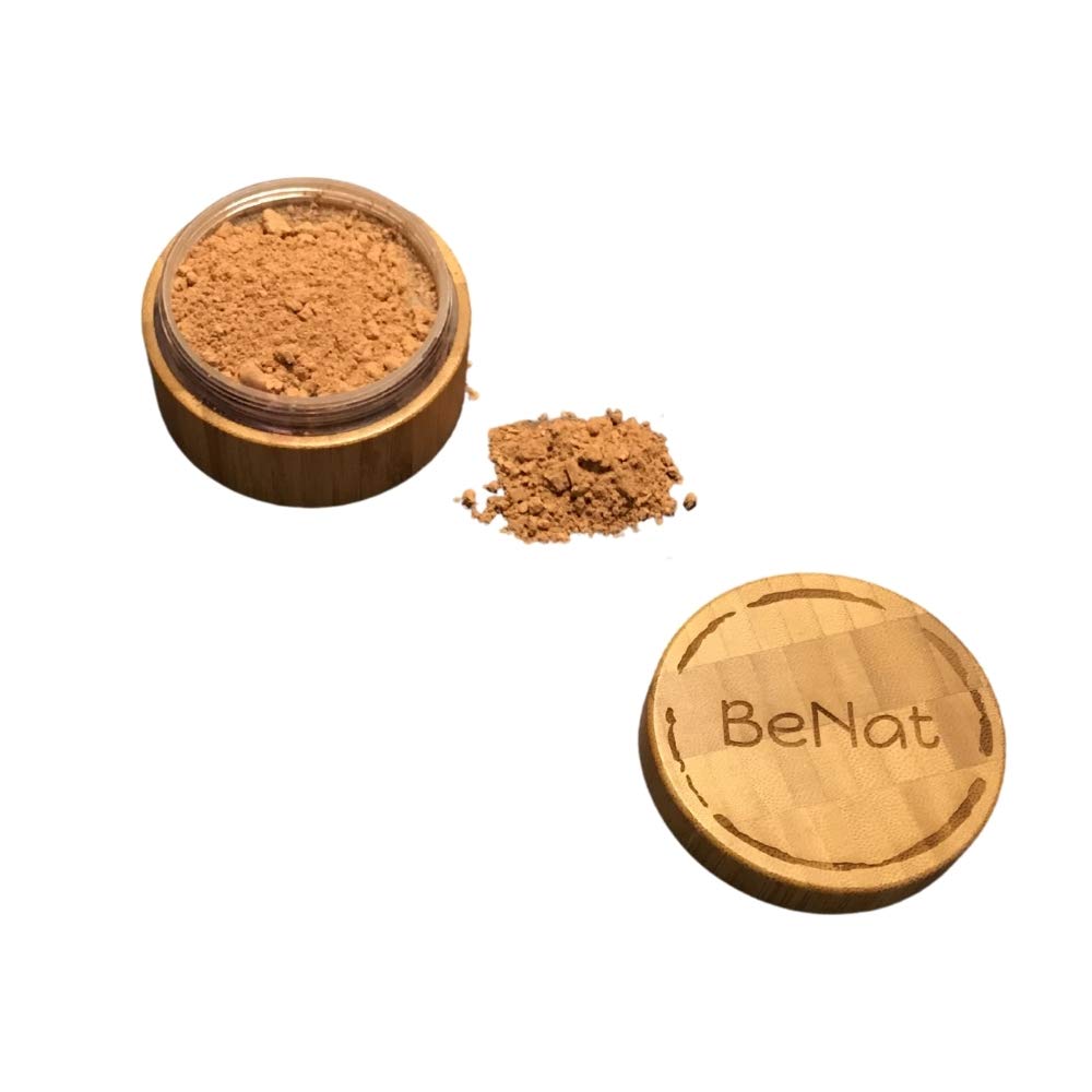 BeNat Vegan and Cruelty Free All Natural Bronzer Powder Face Makeup Anti Aging Natural Make Up Cosmetics